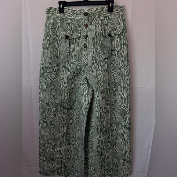 C/MEO COLLECTIVE Energised Wide-leg Pants In Ivy Woodgrain - Picture 2 of 16